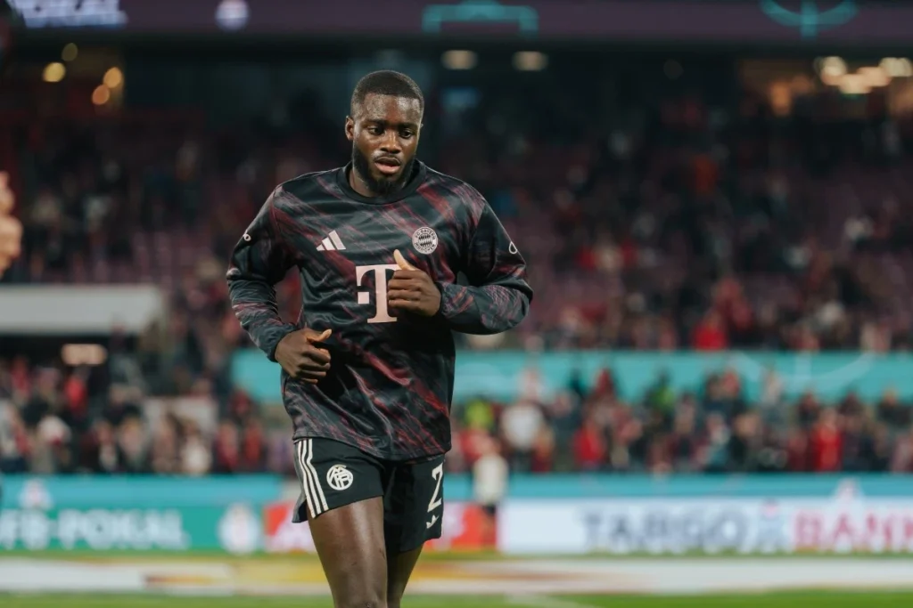 Bayern Monachium – PSG gdzie oglądać? Transmisja TV, stream online (06.05.2026) Bayern Monachium - Dayot Upamecano 1