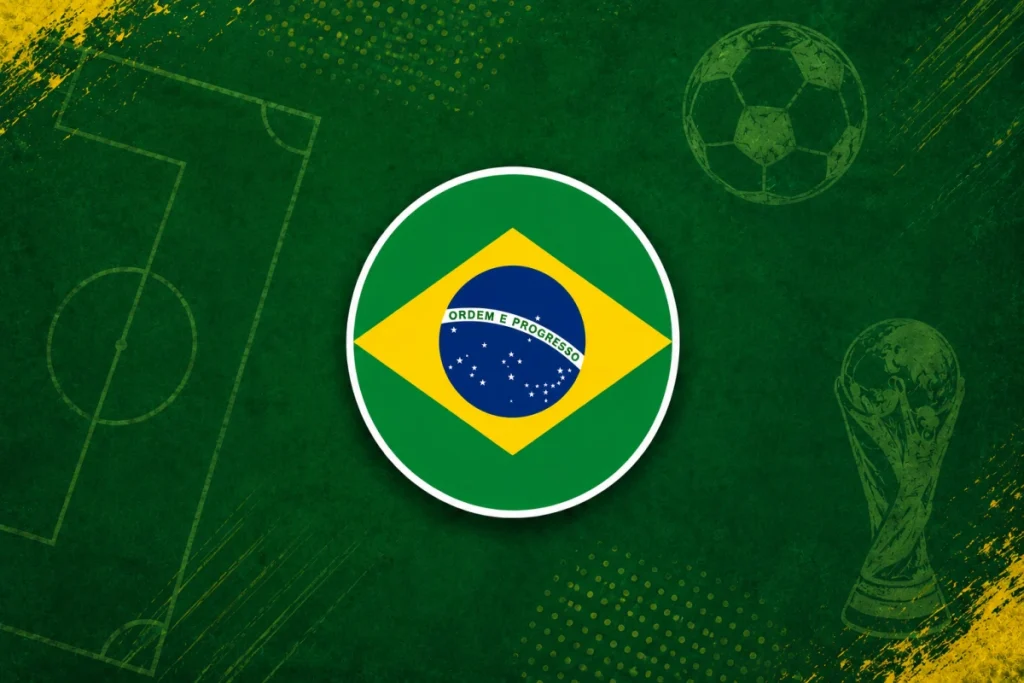 Brazylia – Maroko skrót meczu wideo. Bramki i najważniejsze sytuacje (14.06.2026) Brazylia - grafika flaga 1 | Reprezentacja Brazylii